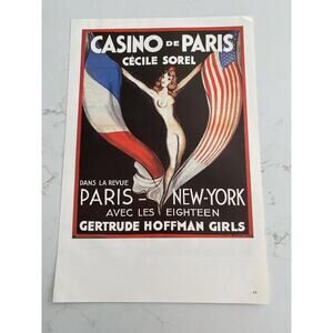 Casino De Paris, Cecile Sorel, Folies Bergère, Un Coupe De Folie, Music Hall